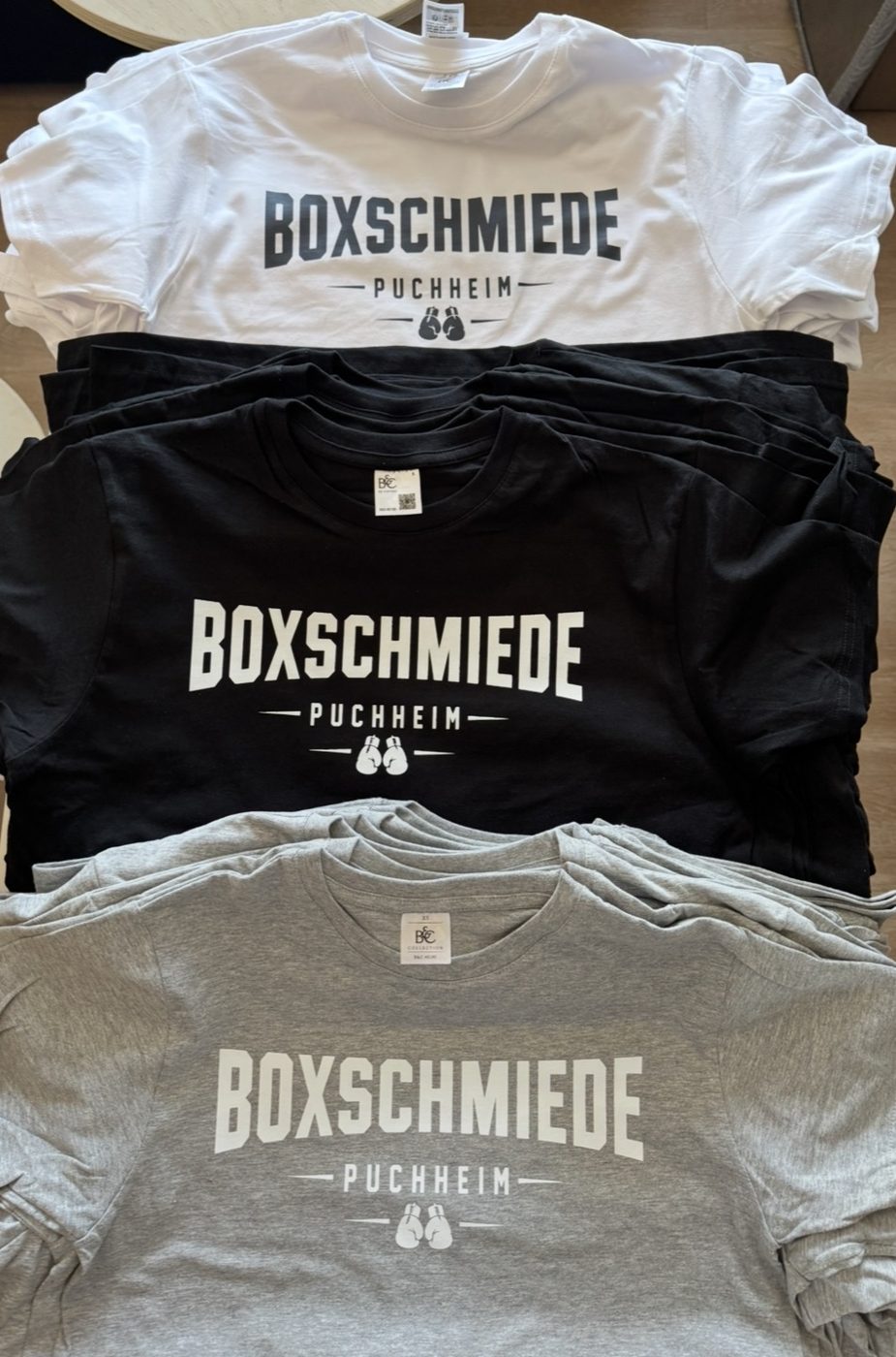Bedruckte T-Shirts für Boxschmiede Puchheim